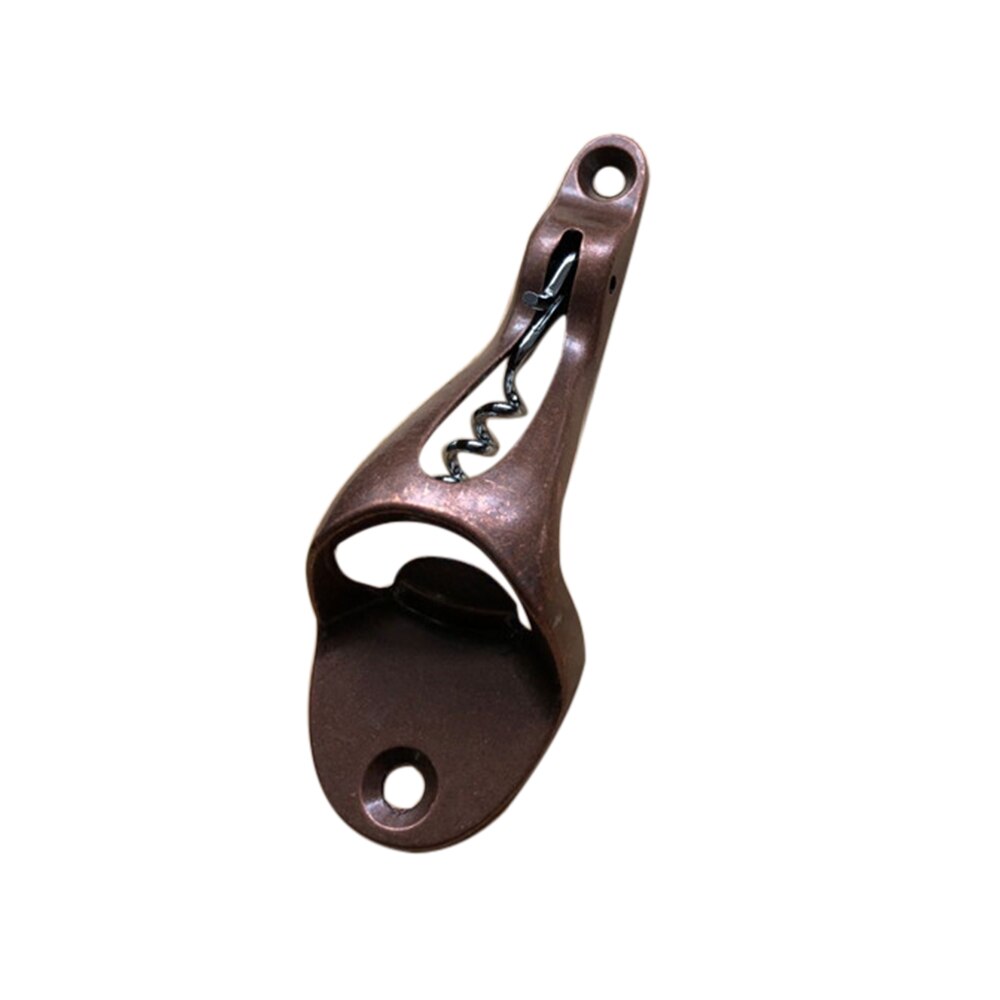 6.45*5.85cm flesopenerringen van puur koper, brons metaal, muurbevestigd bierflesdop, wijnflesdop, barkeukengereedschap: Bronzen