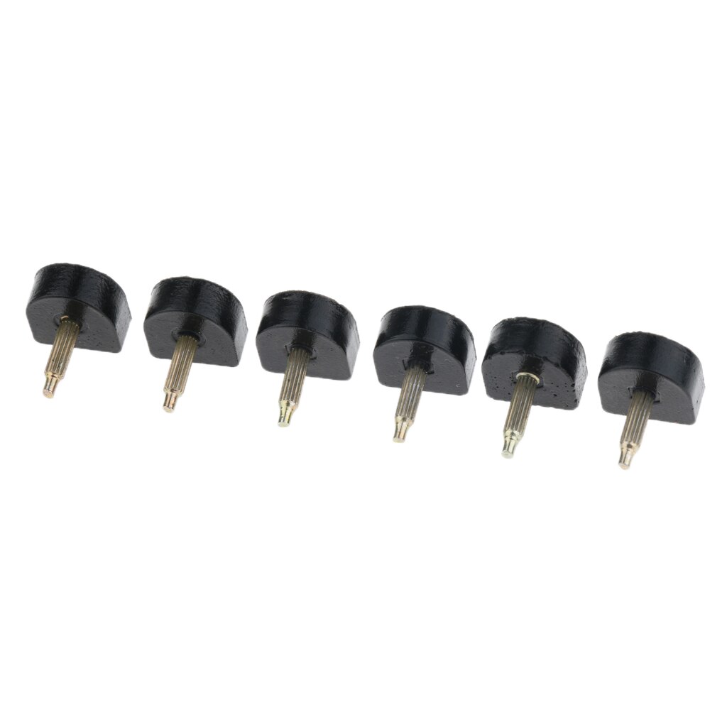 6 stk høje hælplader sko reparation tip vandhaner dyvelelifte udskiftning skomager forsyninger 9 størrelse: Sort 24 x 26mm
