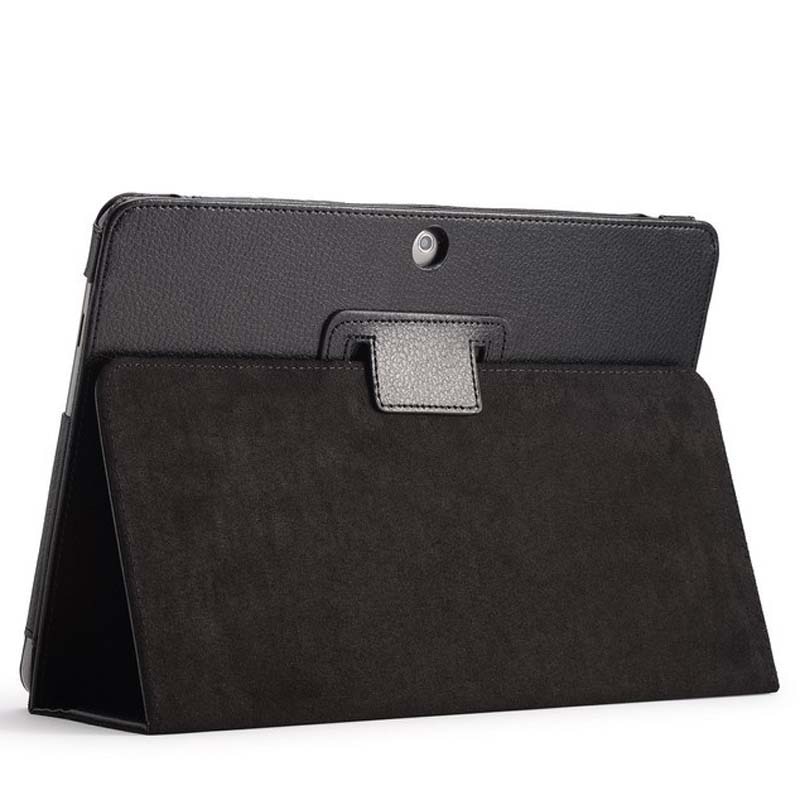 Voor Samsung Galaxy Tab 2 10.1 P5100 P5110 Tablet Case Litchi Patroon Lederen Pu Stand Folio Beschermende Huid Cover protector Film