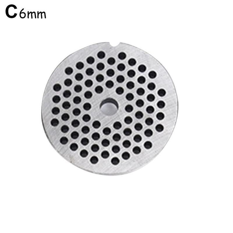 Placa de tamiz para picadora de carne, accesorios de cocina, piezas de máquina de carne, herramientas T5r7, 3/4/6/8/10/12/14/18/20mm: 6mm