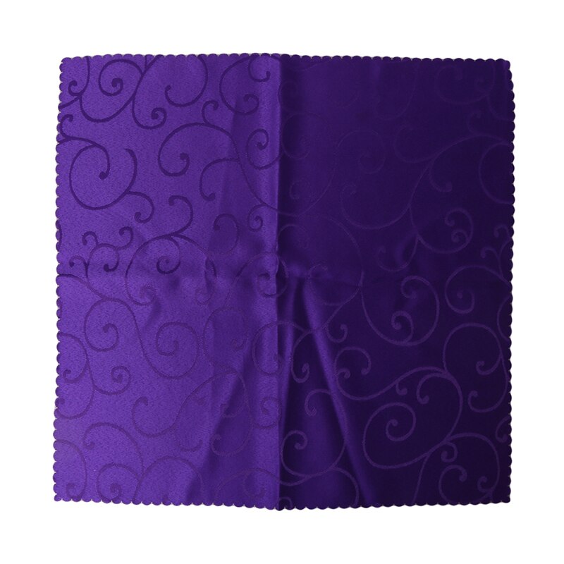 Bruiloft Zakdoek Servetten Satin Doek Servetten Bruiloft Tafel Decoratie Thuis Textiel Levert: purple