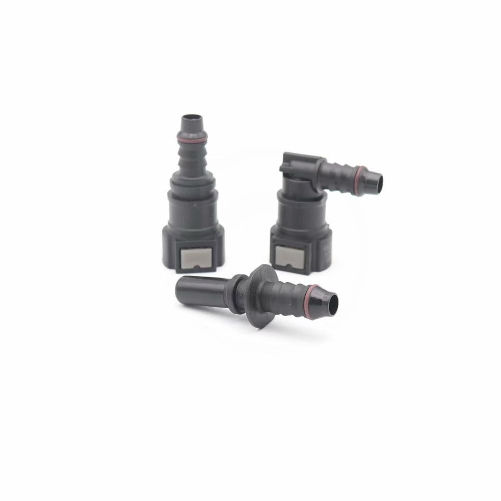 9.89ID8 Auto Fuel Line 8mm Inner Diameter Quick Connector Gasoline Diesel Methanol Ethanol Yin Yang Oil Pump Plug Urea Connector: One set