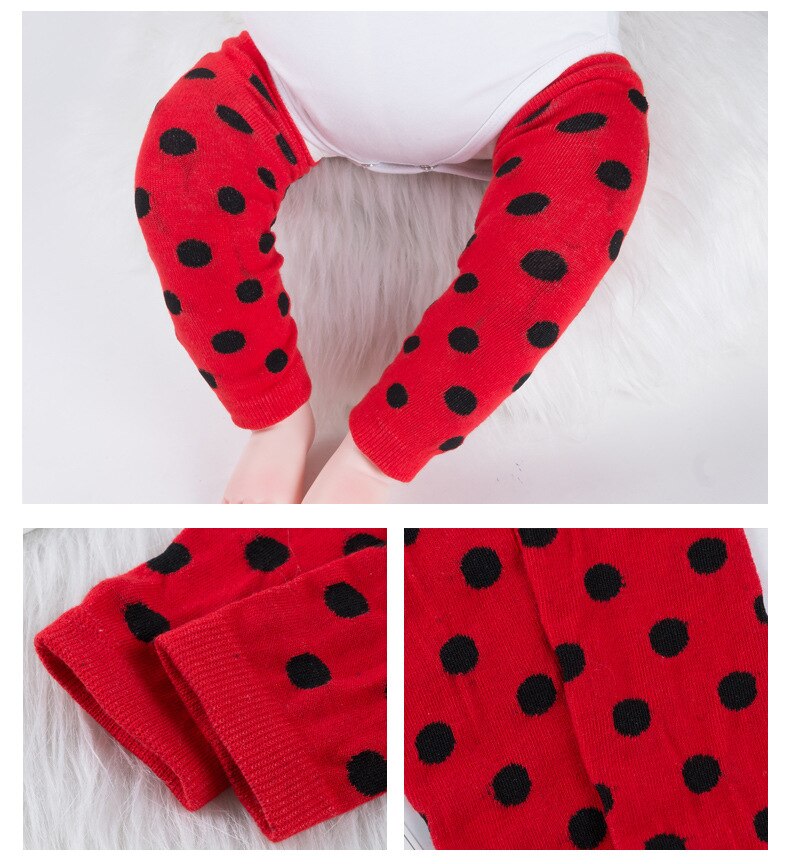 0-2T Baby Beenwarmers Sokken Katoen Kinderen Sokken One Size Meisjes Casual Polka dot Streep Beenwarmers Sokken