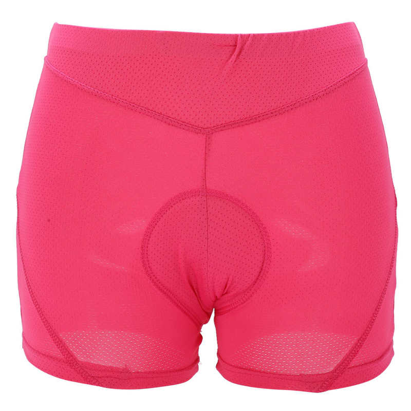 Short de cyclisme pour femmes, rembourré, pratique, avec coussin en Silicone, pour l'entraînement en salle