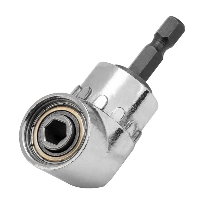 Juego de destornillador angular de 105 grados, llave de torsión, adaptador de zócalo de 1/4 pulgadas, hexagonal, accesorios de taladro eléctrico