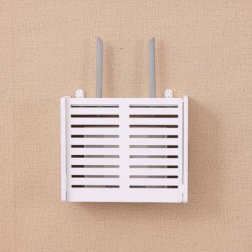 Wifi Router Regal Lagerung Box Kabel Power Draht Halterung Lagerung Boxen Drahtlose Stecker Organizer Regal Wand Montiert Drähte Organizer: Louver-small