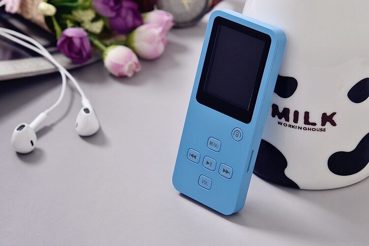 MPLSBO MP4 Bluetooth HiFi 8GB 16G 32GB MP3 MP4 Music Player 1.8" TFT Screen Support Pedo Meter E-book FM Radio Voice Recorder: Blue / 8GB