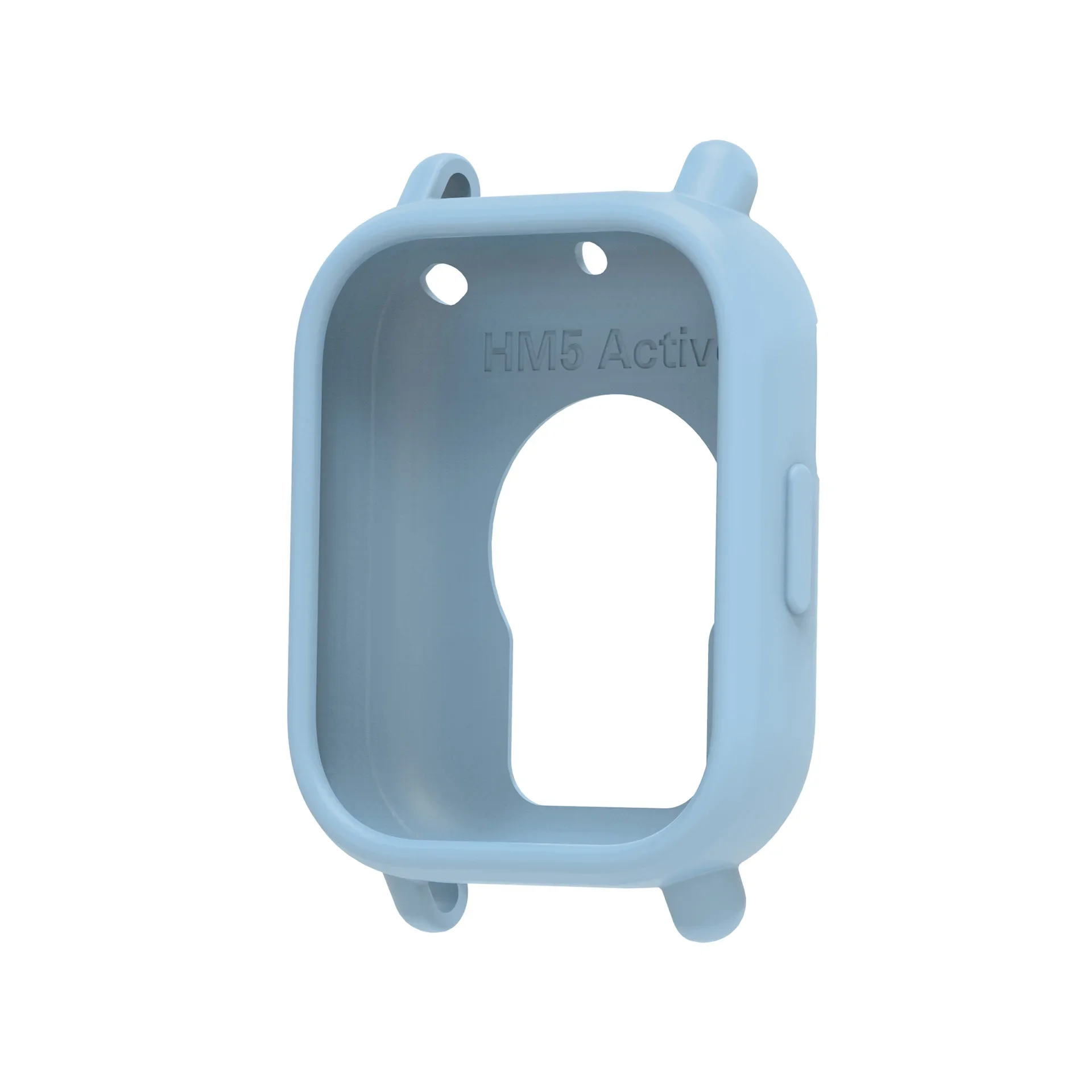 Horlogekast voor Redmi Watch 5 Actieve horlogedecoratie Zachte siliconen hoes voor Redmi Watch 5 Lite Anti-kras beschermende schaal: XXL / Sky Blue