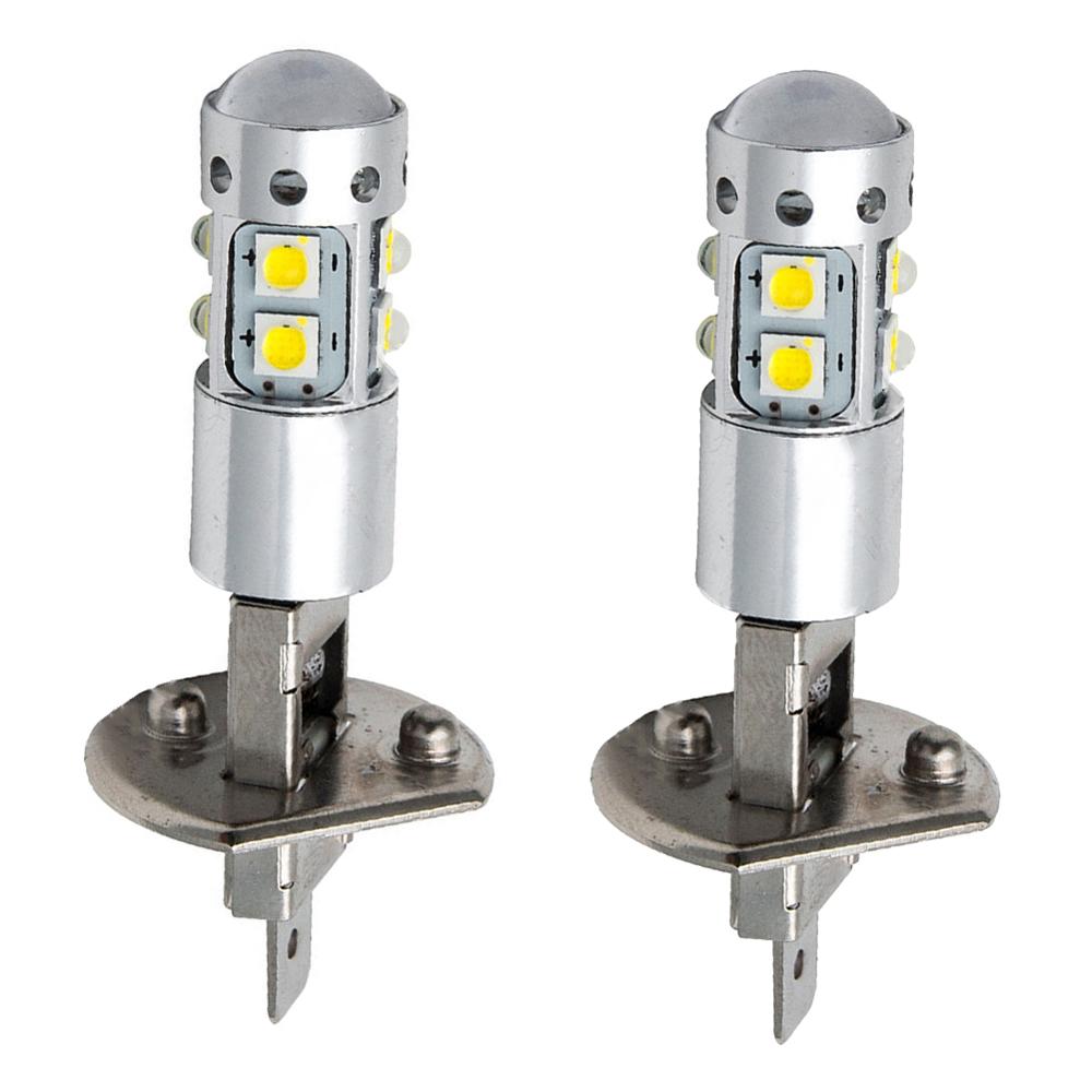 directe 2X 6000K H1 80W haute puissance COB phare LED feux de croisement ampoules antibrouillard
