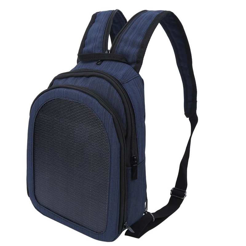 10W 5V Portable Lightweight Emergency Backpack with Solar Panel Charging Board for Outdoor Travel