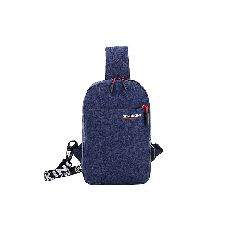 Bolso de pecho cruzado para hombre y mujer, bolsa de hombro Oxford con conector de auriculares y carga USB, de , Diagonal, para viaje,: E