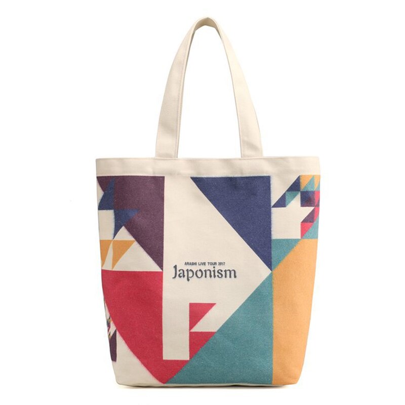 Store muleposer multicolor canvas købmandslærred solid foldbar sæk foldbar shopping mulepose: Default Title
