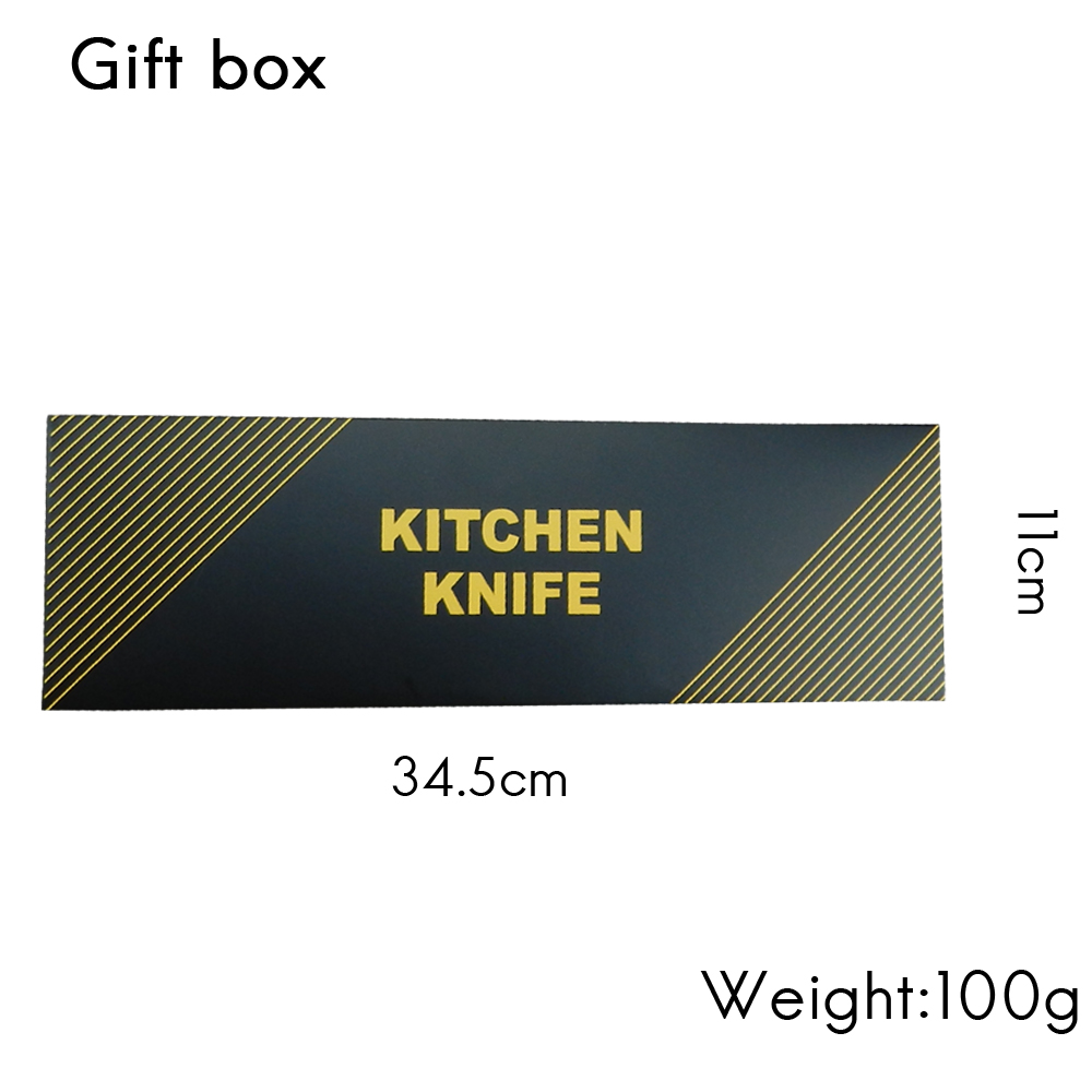 Handmade Forged Cleaver Butcher Knife 8 INCH Slaughter Chopping Cutting Bone Stainless Steel 5CR15 Knife Camping Hiking Tool: Gift Box( NO KNIFE