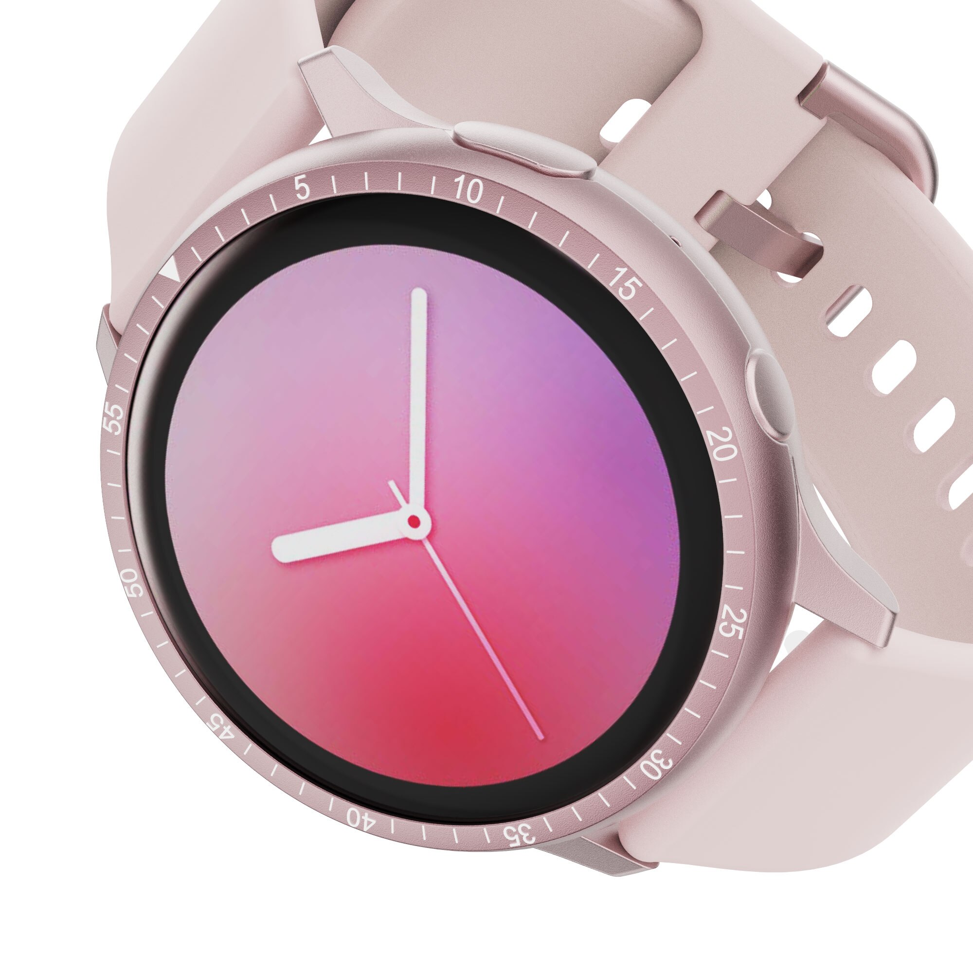 Cadre de la montre Samsung Galaxy active 2, en alliage d'aluminium, 40MM 44MM, bague métallique anti-rayures, accessoire de montre intelligente