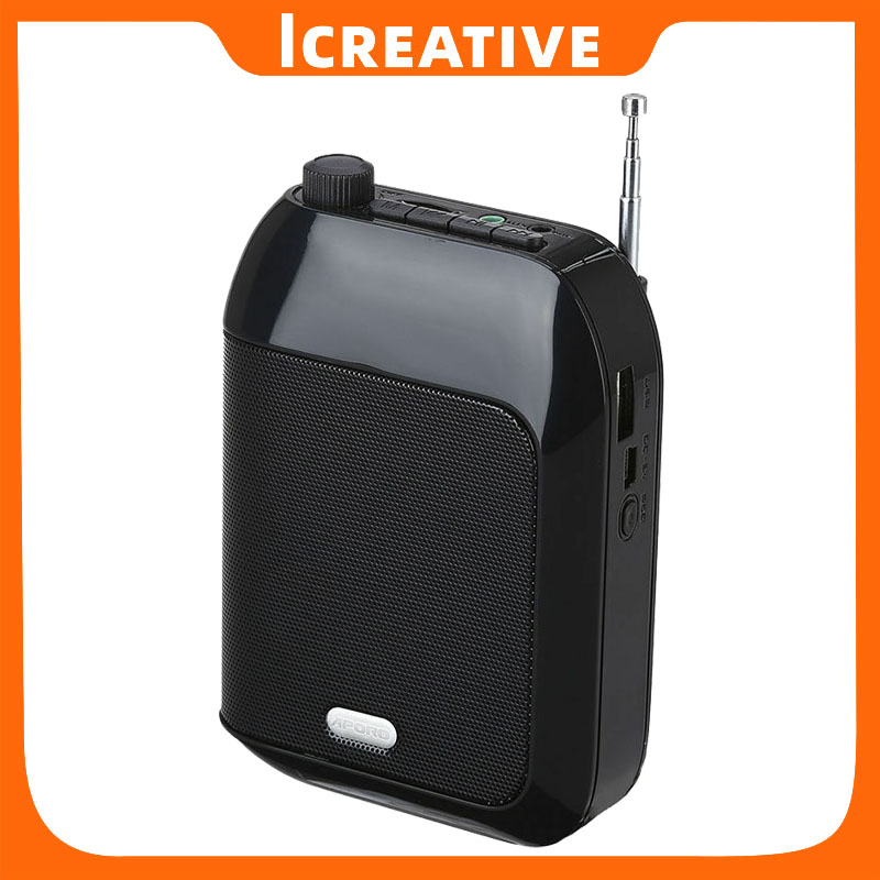 15W Portable Wired Voice Amplifier Speaker Loudspeaker Teacher Microphone For Teaching Guiding 10 hour of endurance
