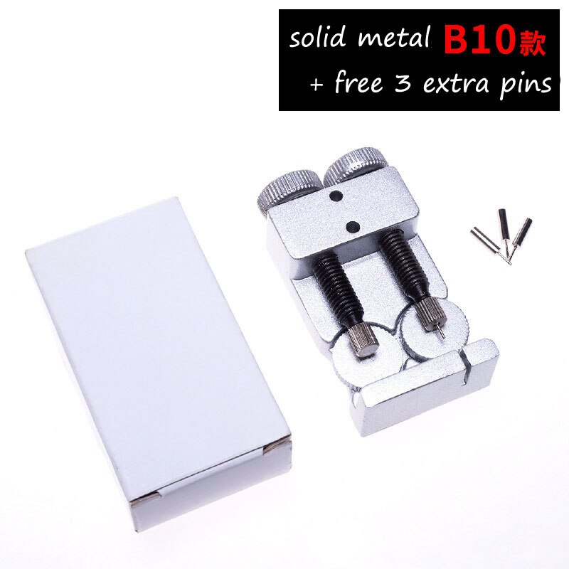 Watch Band Link Pin Remover Repair Tool Kit for Watchmakers Metal Chain Spring Bar Removal Set Watch Strap Length Adjust Tool: B10