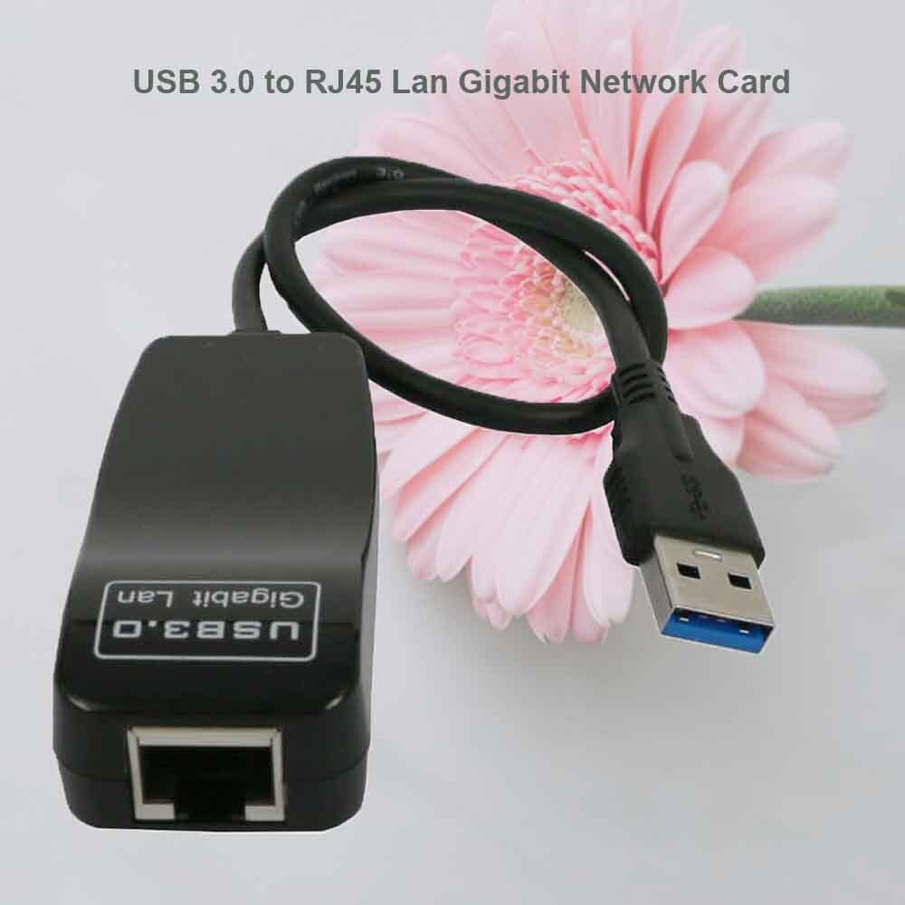 Usb 3.0 Naar 10/100/1000 Gigabit RJ45 Ethernet Lan Netwerk Adapter Netwerkkaart Voor Pc Laptop Plug En Play usb Ethernet