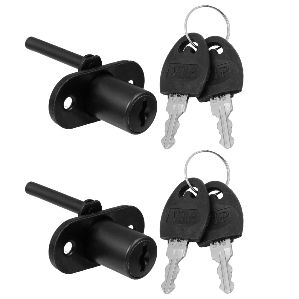 2 Pcs Office Desk Lock Central Lock Office Furniture Drawer Lock Cabinet Locker