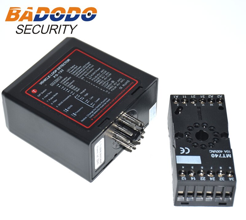 PD132 pojedynczy kanał indukcyjny detektor pętli indukcyjnej pojazdu dla parkingu samochodowego