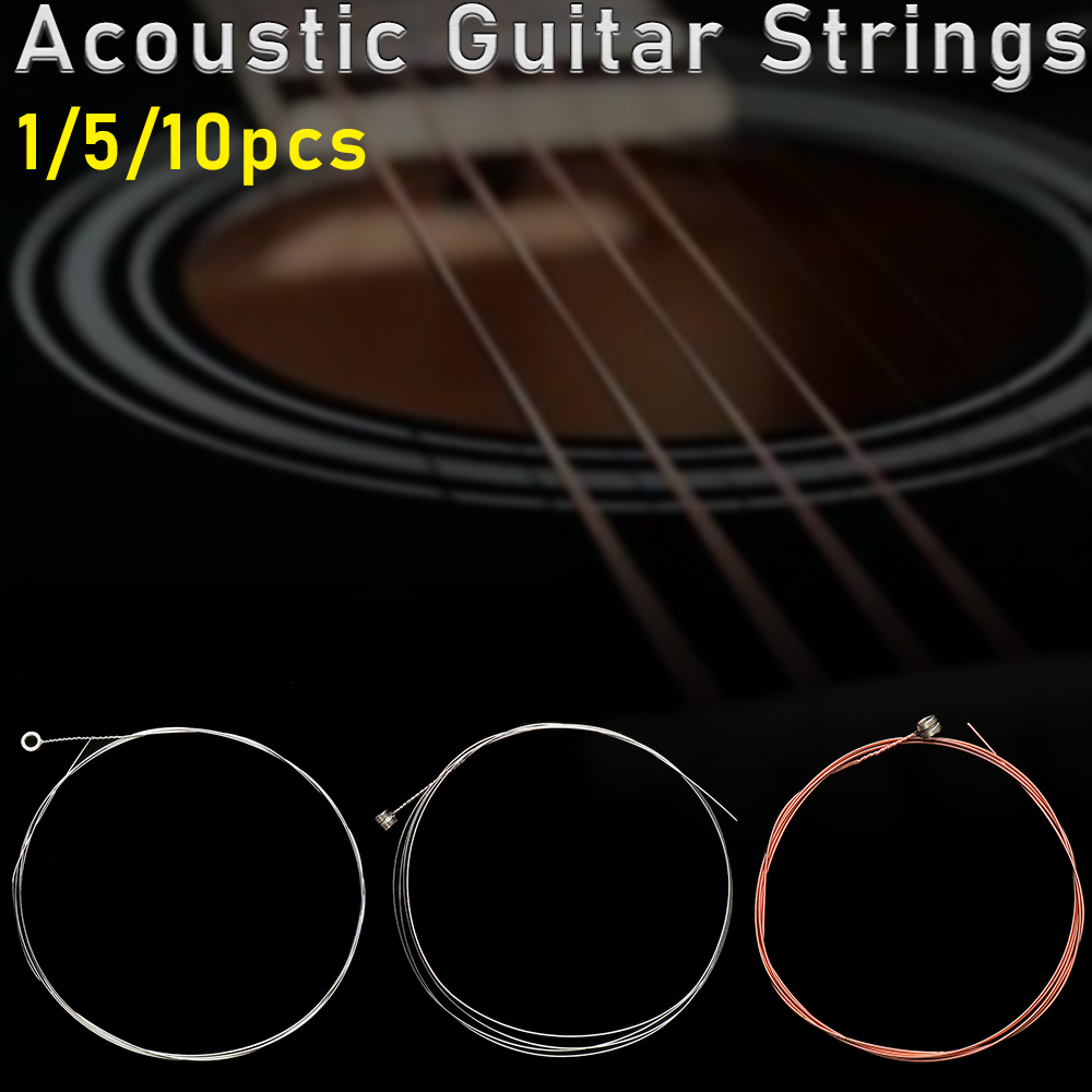 5Pcs Klassieke Akoestische Gitaar Snaren Akoestische Folk Gitaar 3 Stijlen Klassieke Gitaar Onderdelen Muziekinstrumenten