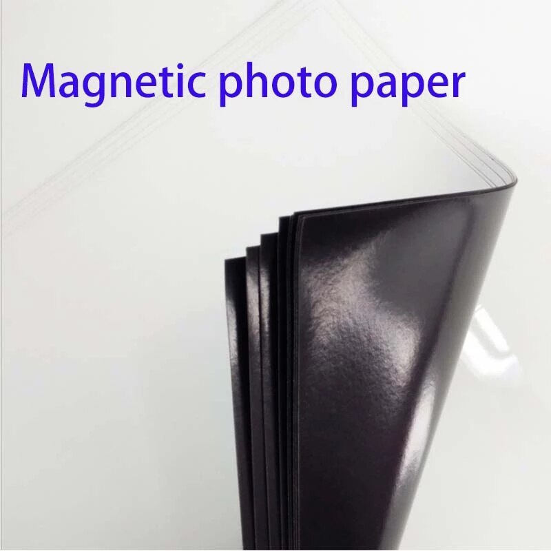 A4 Magnetische Fotografische Papier A4 4R Inkjet Printen Fotopapier Glossy Matte Stickers Diy Koelkast Magneet