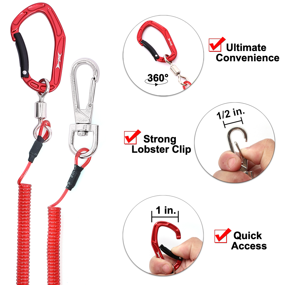 Hercules corde de rétention 2 pièces outils de pêche accessoires 7*7 brins 0.3 fil d'acier rétractable sécurité Camping corde de rétention