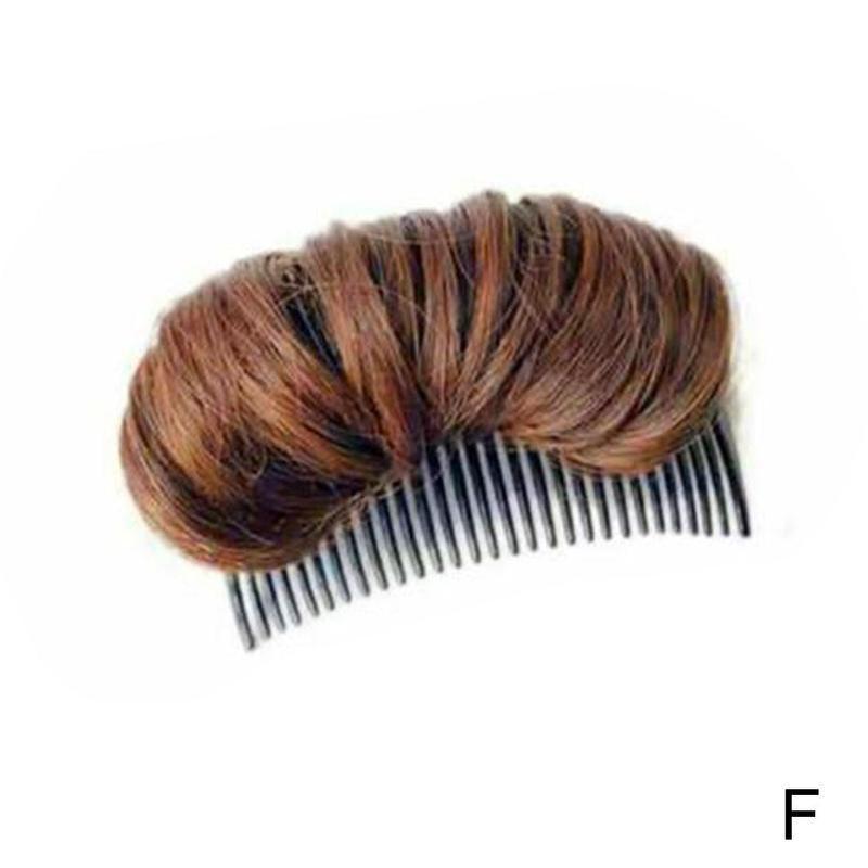 Invisible Duveteux Cheveux Pad Pour Les Femmes Cheveux Duveteux Cheveux Peignes Cheveux Synthétiques Augmentant Tresses Outils De Coiffure Accessoires De Cheveux: F