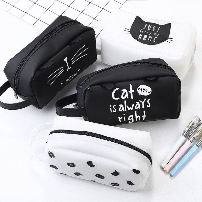 Super Big Pencil Case Silica Gel Cute School Supplies Stationery School Cute Pencil Box Pencilcase Pencil Bag