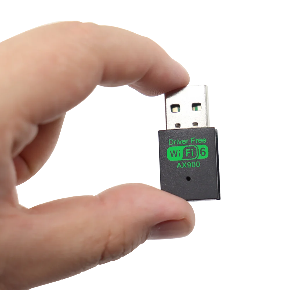 WiFi 6 AX900 USB WiFi Adapter 2.4G/5GHz 900Mbps Wireless Ethernet WiFi Network Card Drive Free USB Dongle for PC Win10/11