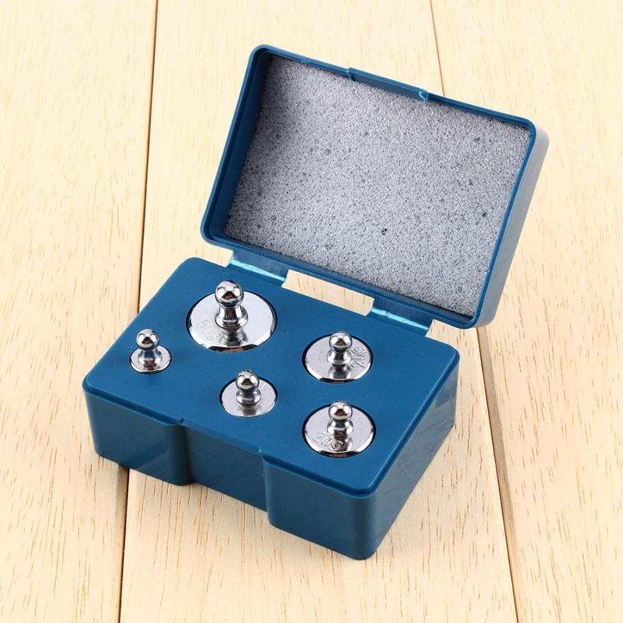Calibration Weight Kit 5Pcs/6Pcs/7Pcs/Set Calibration Weight Kit Jewelry 105g 205g 500g Total Weight