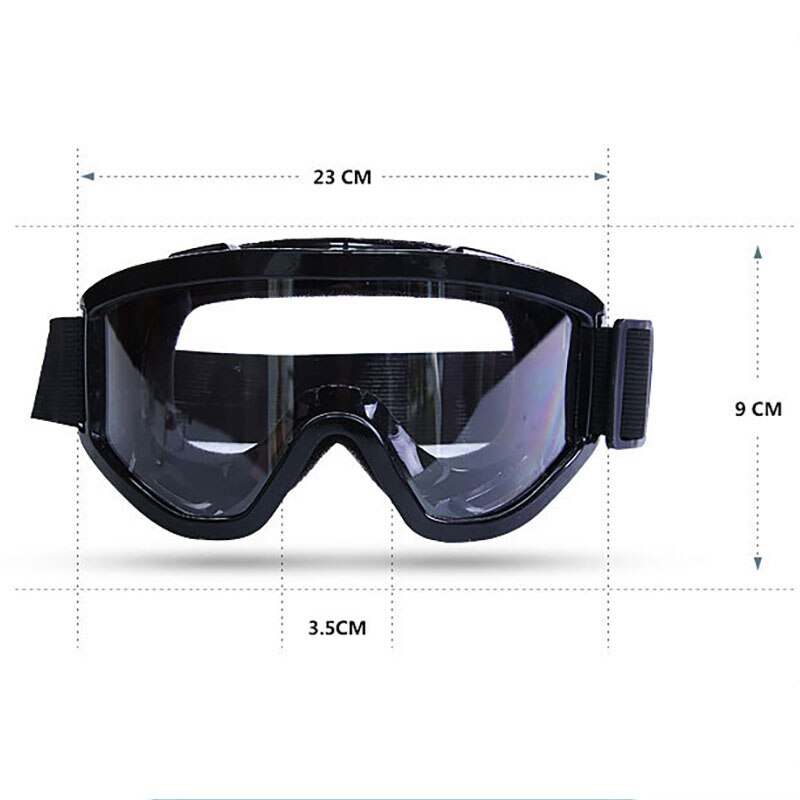 Winter transparent Ski Brille Anti-Nebel-Staubdicht Ski Maske Brille Skifahren Schnee Männer Frauen Snowboard Brille