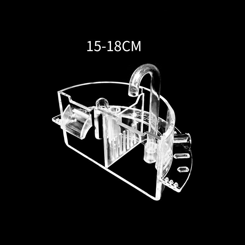 3 in 1 Aquarium Filter Kasten Externe Acryl Externe Hänge Wasserfilter Aquarium Filter Kasten für Runde Fisch Panzer zubehör: S