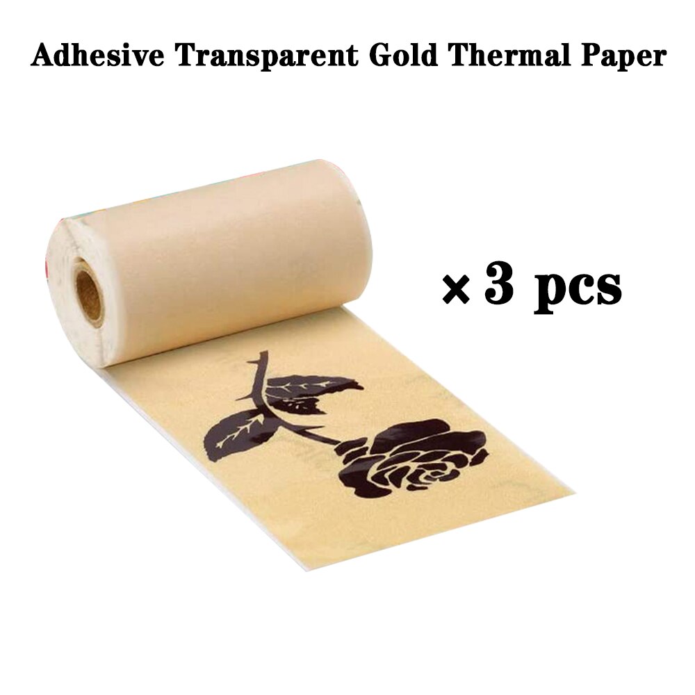 Papier phomémo imprimable, pour imprimante thermique, rouleau auto-adhésif, pour phomémo M02/M02S/M02Pro, étiquettes,: Paper 4