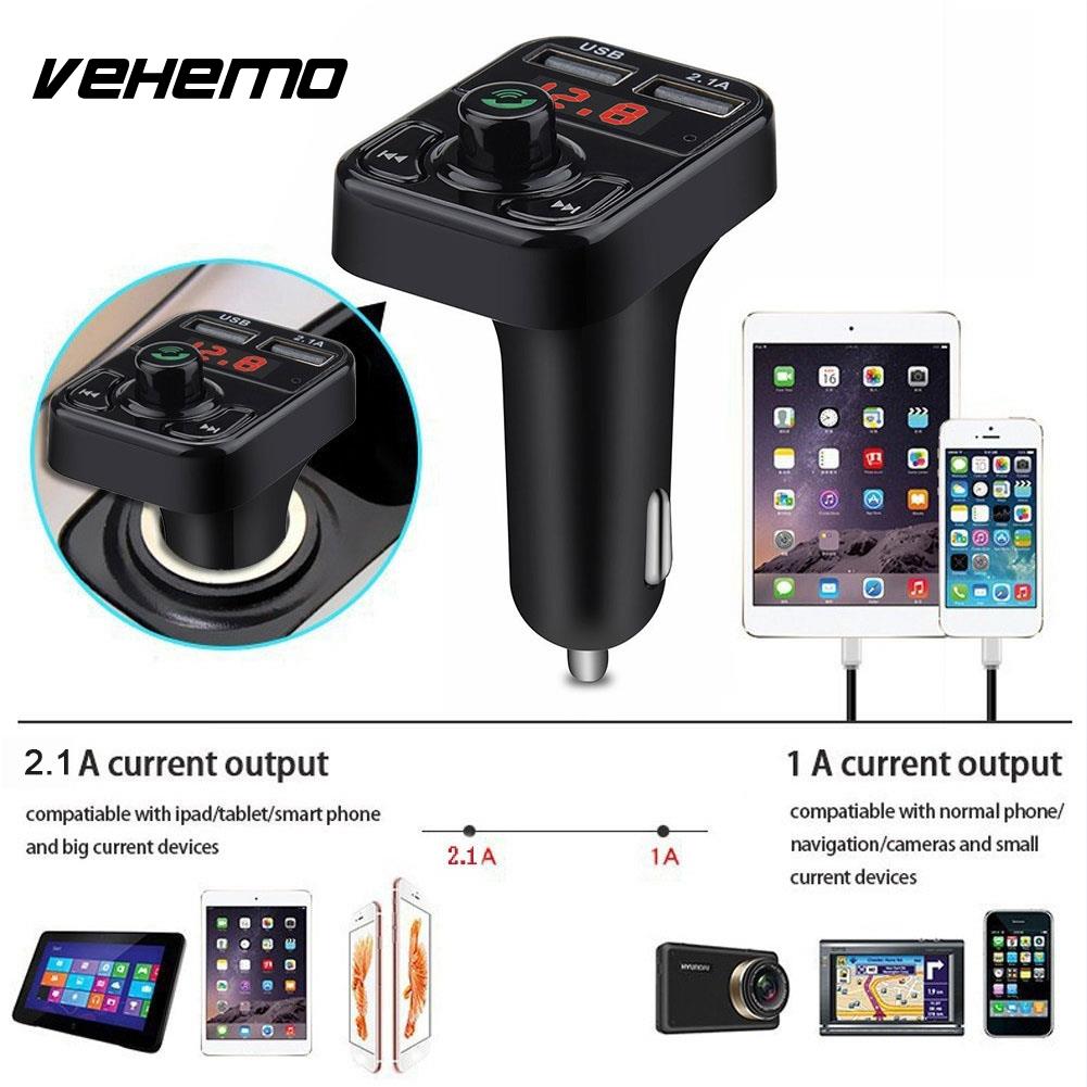 Universele Auto Fm-zender Fm Adapter Bluetooth Fm-zender Voor Handenvrij Voltage Detectie Aux Stereo Voor MP3