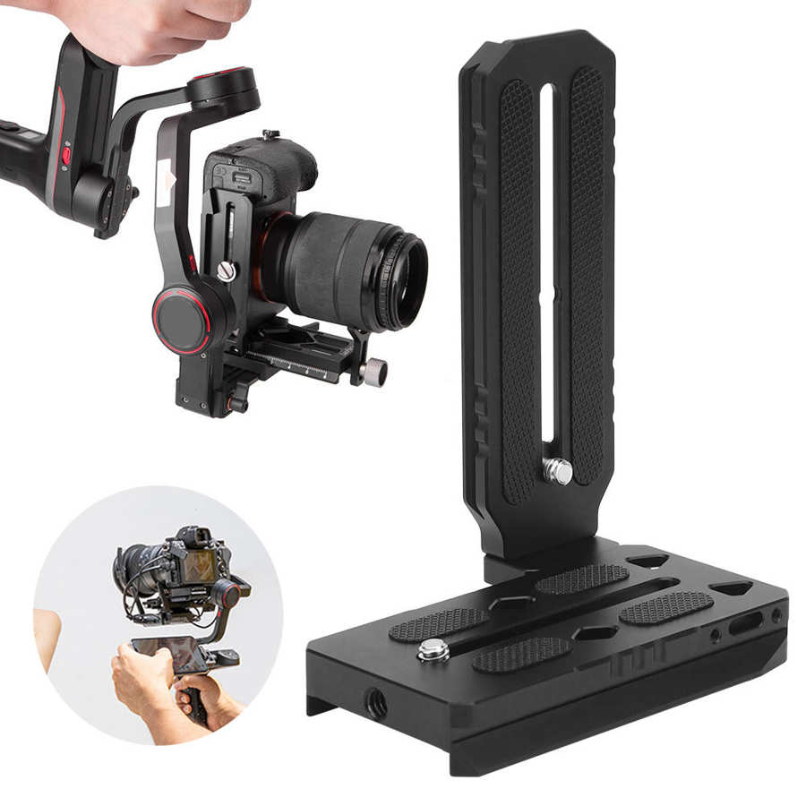 Camera Stabilizer Vertical Shooting Board with Counterweight for Zhiyun Weebill/Weebill S Stabilizer Quick Release Plate