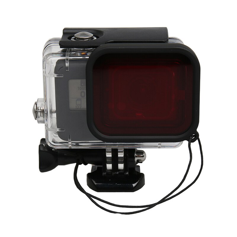 Waterdichte Case Rode Duiken Filter lens Dive Onderwater Lente Filtors Protector Voor Go pro Hero Black 5 6 7 Accessoires