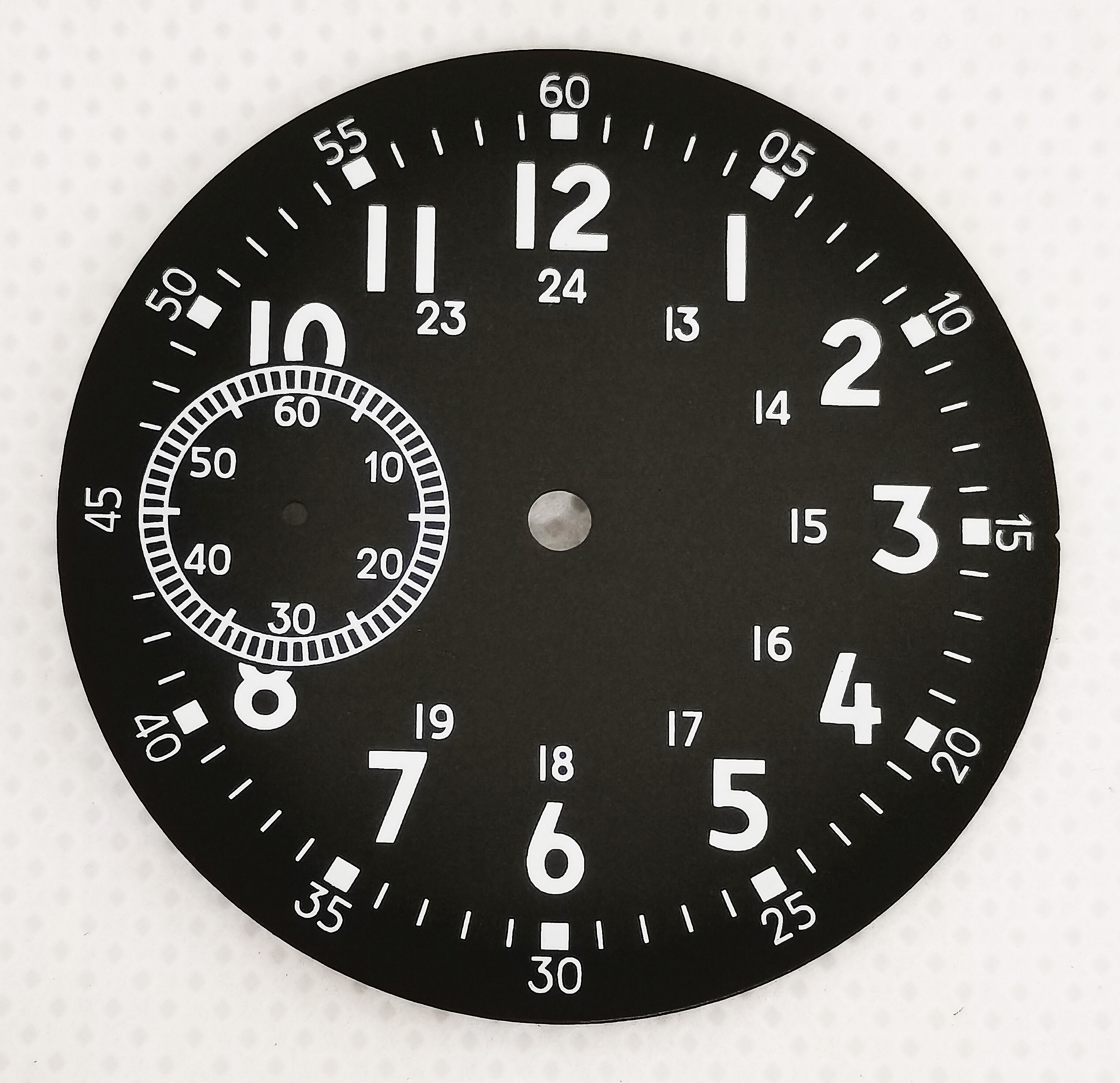 38.5Mm Man Horloge Deel Voor Handmatige Kronkelende Beweging ST36 Eta 6497 Zwart Groen Night Ligth Wijzerplaten