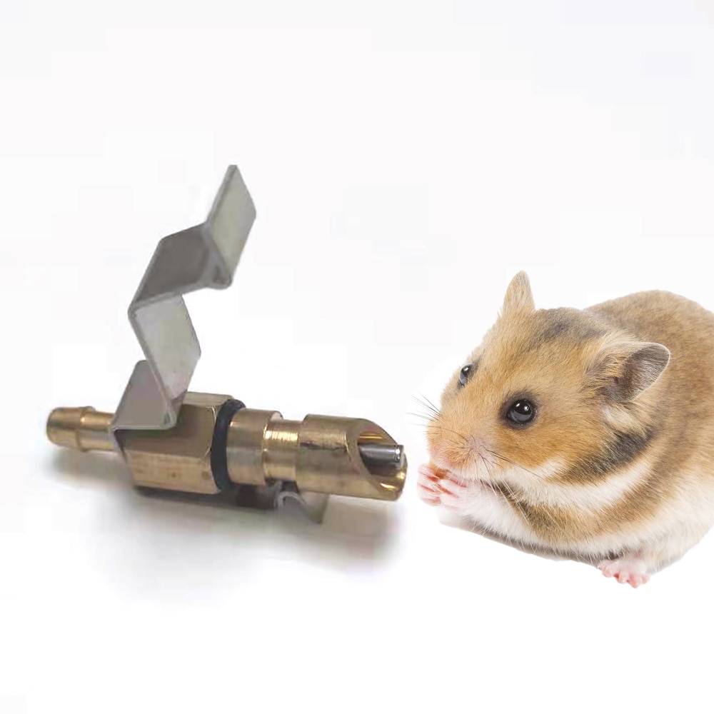 6 stk kæledyrs hamster tilbehør til hamsterschinchila mus mus rotte automatisk drikker vand drikkevand drikker vanding