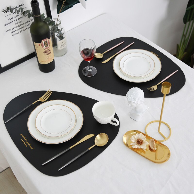 Kichen accessories nordic ins skinnmatte bordmatte husholdning enkel vanntett oljefast isoleringsunderlag til bord