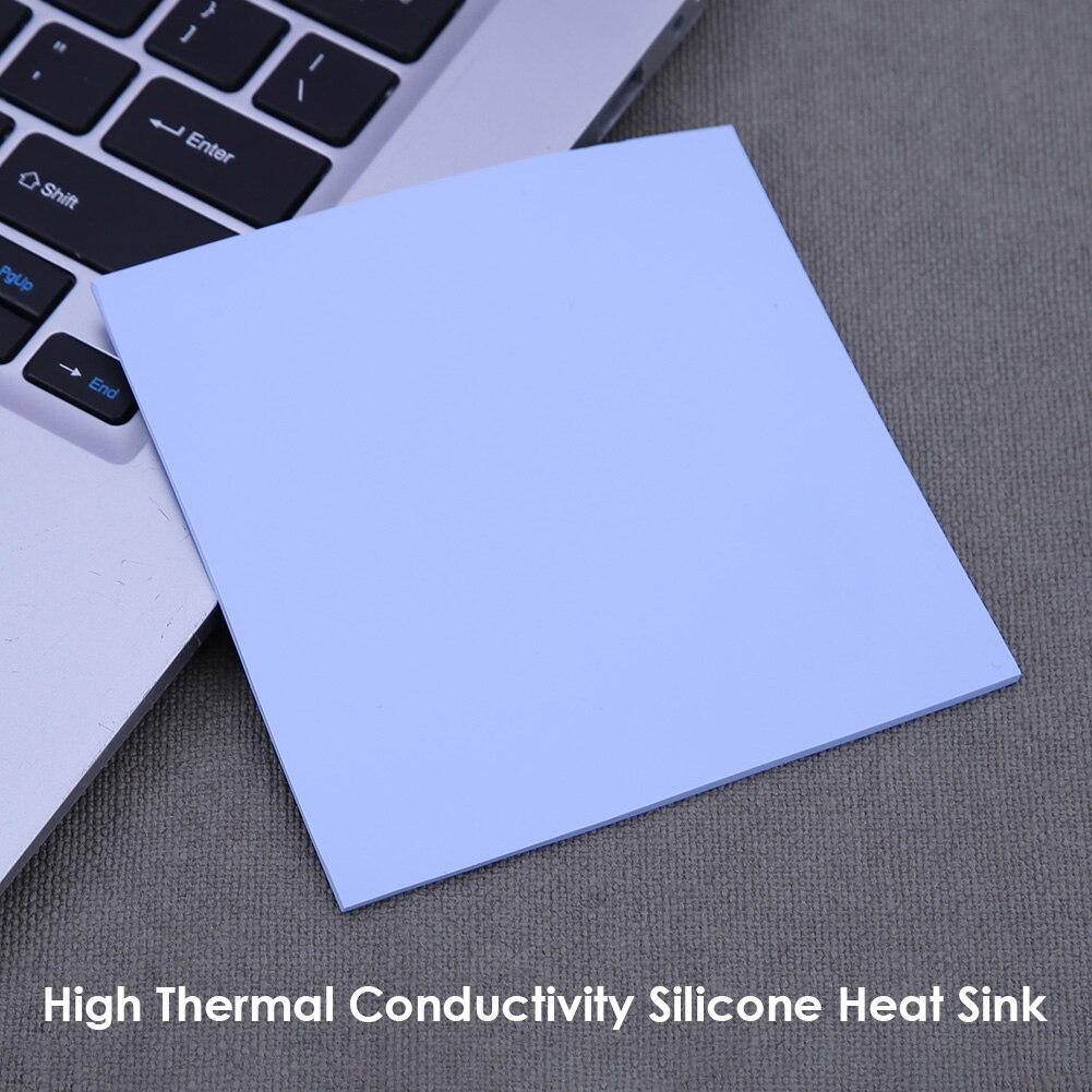 Adhesive Conductive Heatsink Thermal Pad Sheet Computer CPU Graphics Chip Cooling Silicone Grease Thermal Pad 100x100mm