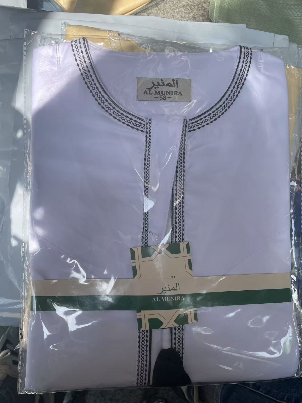moslim mannen lange mouw trui jurk Abaya Daffah Jubba Thobe Pakistan Saudi Arabische Kaftan Islam kleding gebed gewaad Afghaanse
