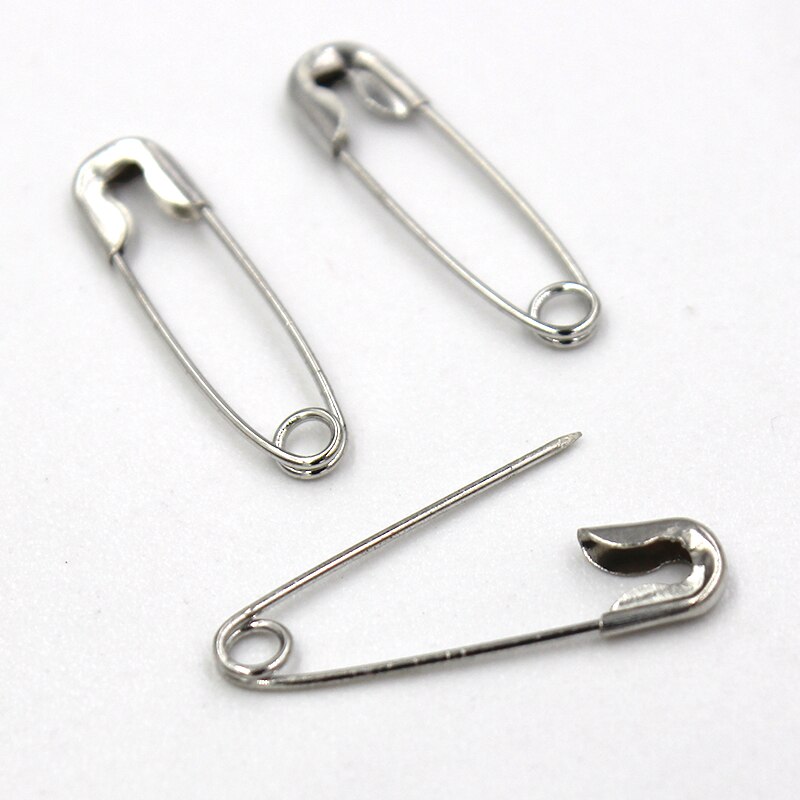 500 Pieces/Lot Mini Safety Pins Metal Silver Golden Black Anti Copper 19mmx5mm Safety Pin DIY Jewelry Findings