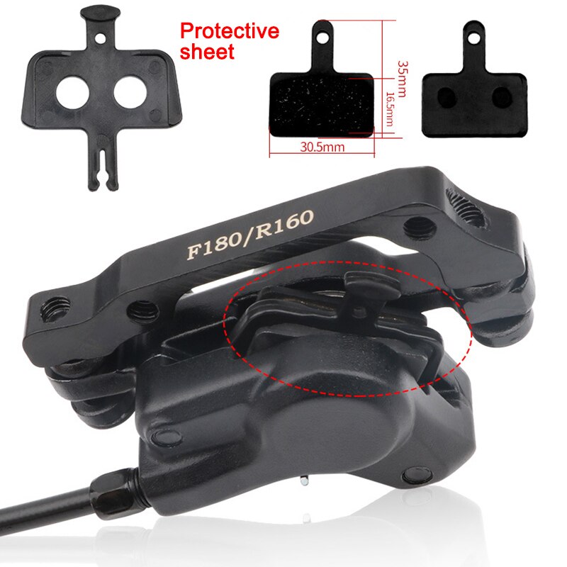 Bike Disc Brake Kit Front and Rear Caliper Bicycle Brake Levers and Rotor for Road Bike Mountain Bike N66