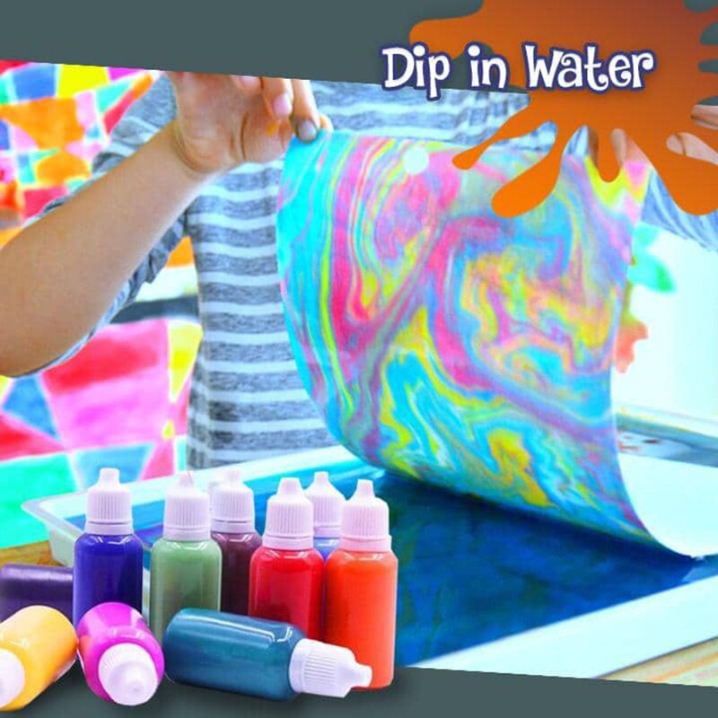 Hydrographics Water Transfer Marbling Painting Set Painting on Water Drawing Tools Kit Fast