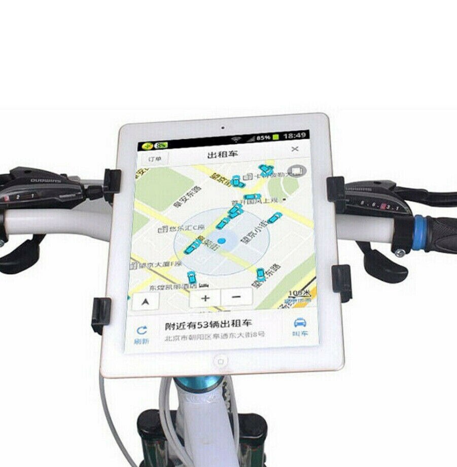 Bil motorcykel mtb tablet pc gps holder telefon universal vugge krokodille instrumentbræt montering klip navigation beslag sikker kørsel