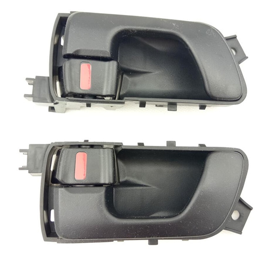Interior Door Handle Pair For Mitsubishi Pajero 1987 - Left & Right Hand Complete Set, Silver