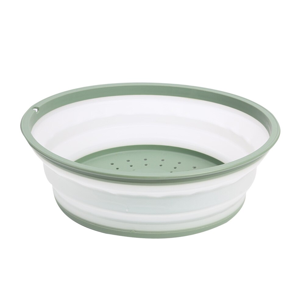 Składana osłona robić mikrofalówki silikonowe owoce warzywa durszlak sitko koszyk na pranie składana płyta mikrofalowa pokrywka narzędzia kuchenne: rodzaj 2 zielony