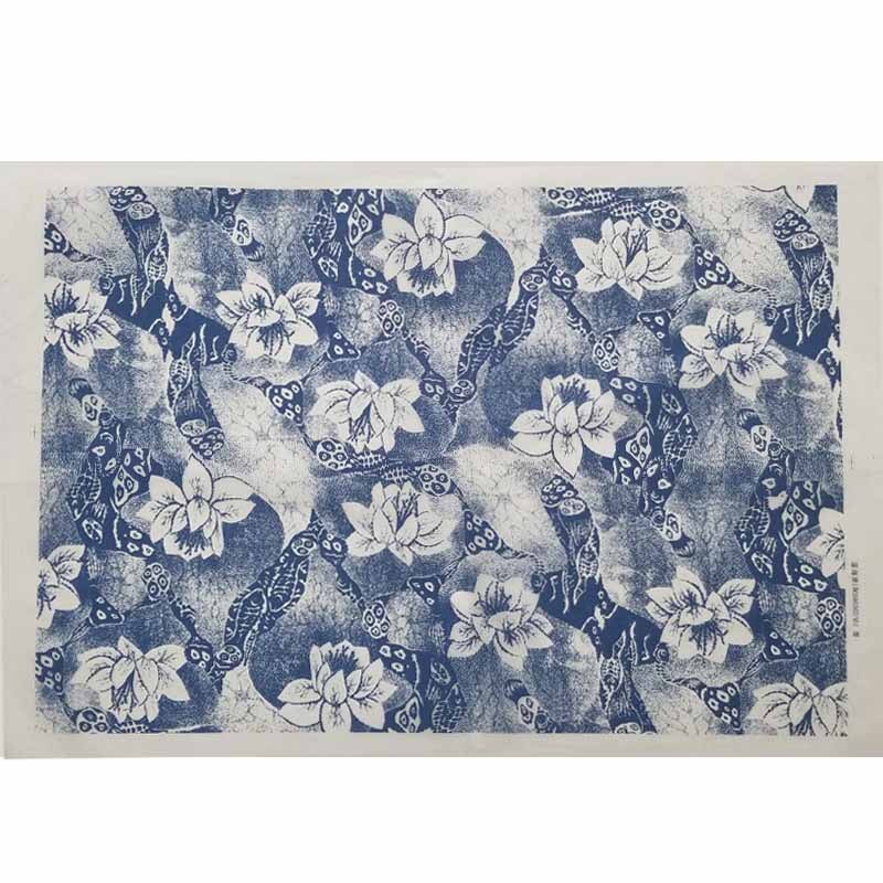 Keramik Aufkleber Diy Keramik Tonne Unterglasur Farbige Blume Papier Blau Porzellan Transfer Papier Hohe Temperatur Aufkleber Papier: 13