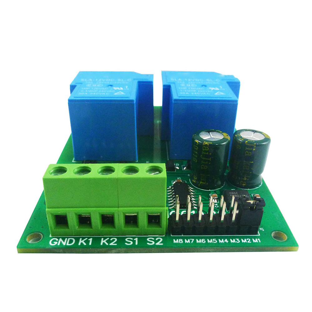 30A DC12V/24V Dc Motor Controller Relais Board Vooruit Achteruit Controle Limiet Start Stop Schakelaar Voor Garagedeur crane Lift