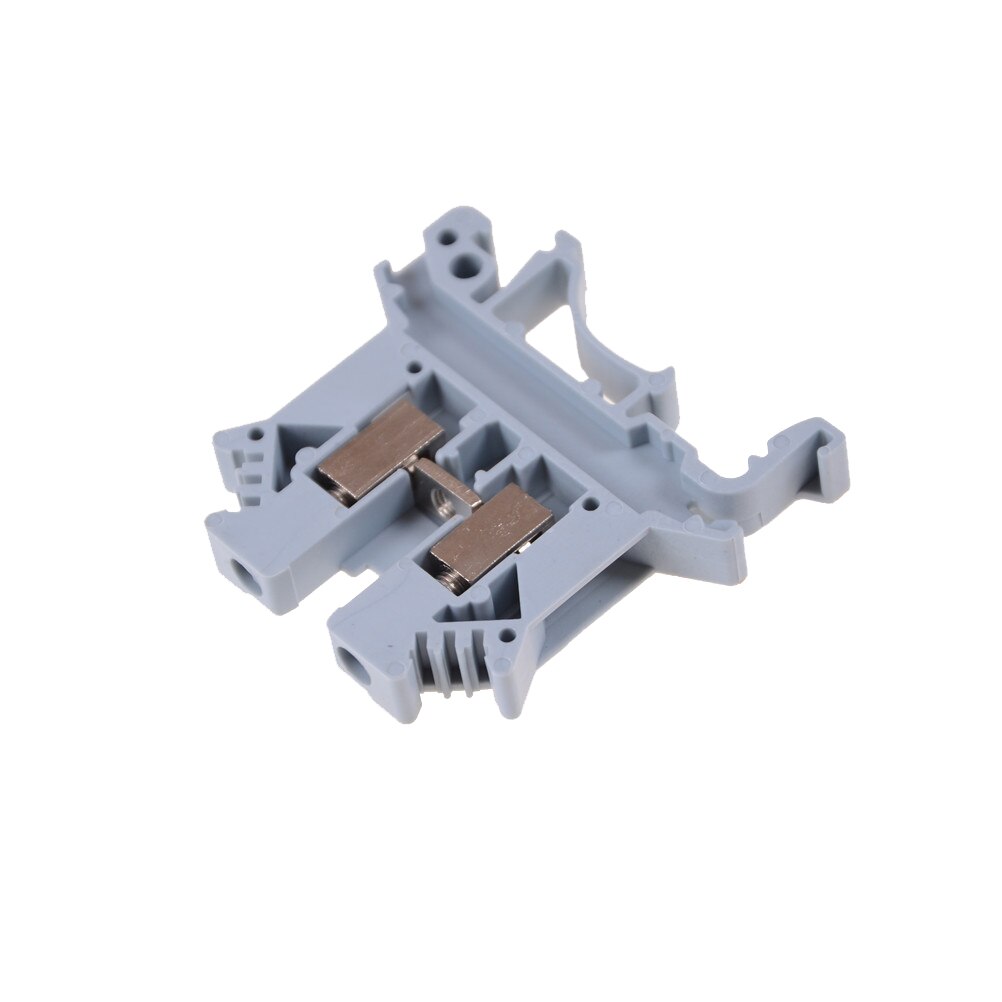 10 stk ledningsklemmer uk -2.5b universal din-skinne lug plade ledning kabel række forbindelse kobber din skinne monteret  uk2.5b